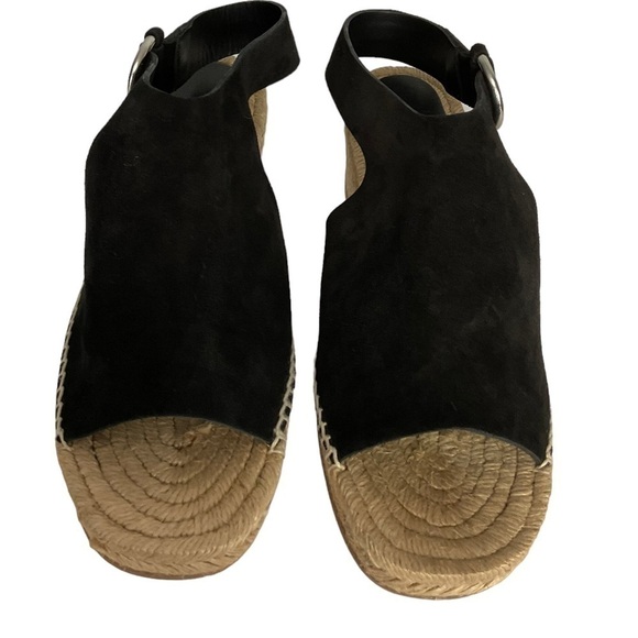 RAG & Bone Black Suede Calla Espadrille EU Size 41 US Size 11 - Picture 2 of 11